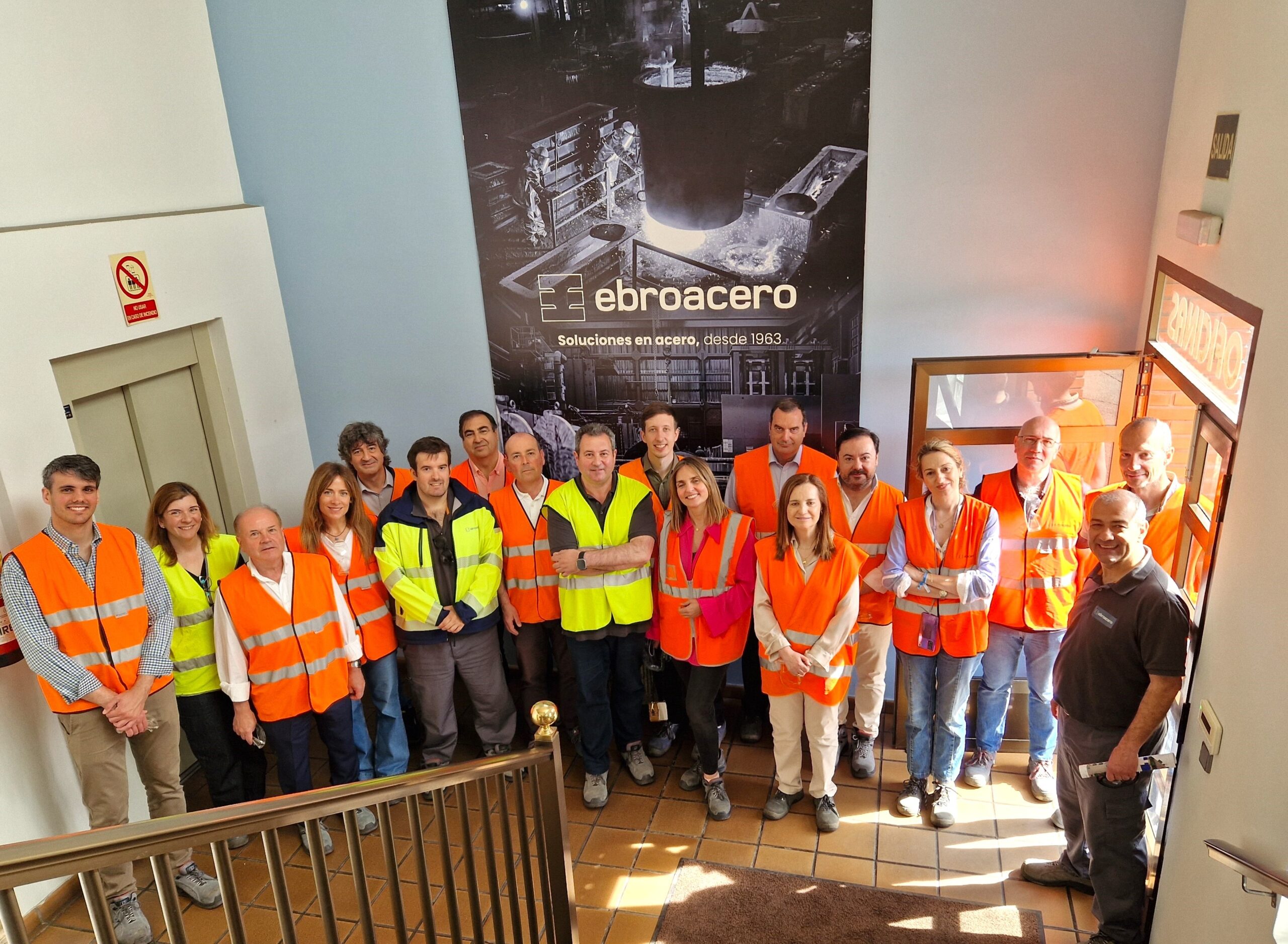 Foto de la visita de los socios de ADEA a Ebroacero